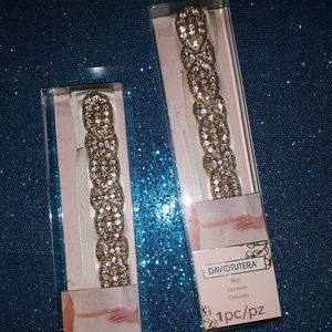 David Tutera Bridal belt in IVORY (I have two)